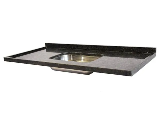 Pia de Granito Verde Ubatuba 1x20 (OFERTA VÁLIDA ATÉ 14.06)