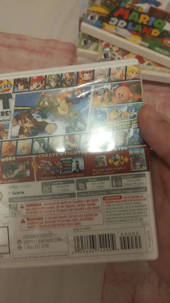 Super smash bros jogo nintendo 3ds leia a descrição - Foto 3