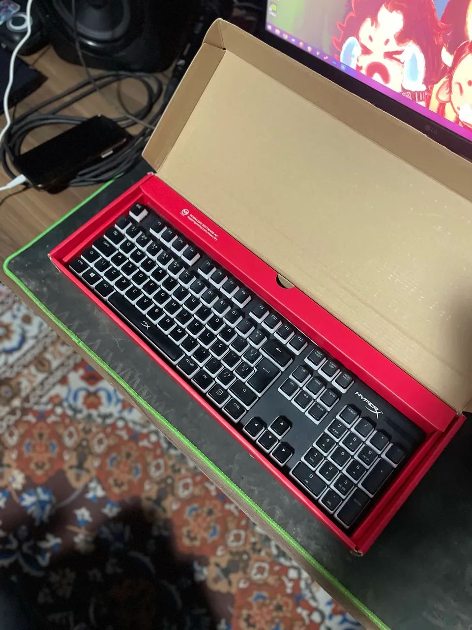 Teclado Hyper X Alloy Origins + Pudding Keycaps - Foto 3