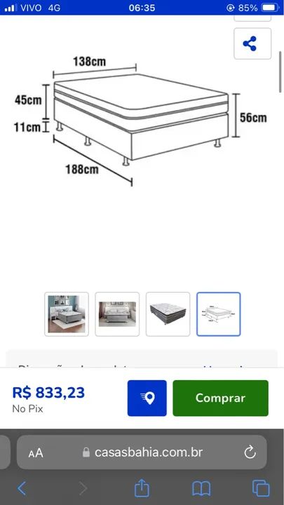 Cama box casal  - Foto 3