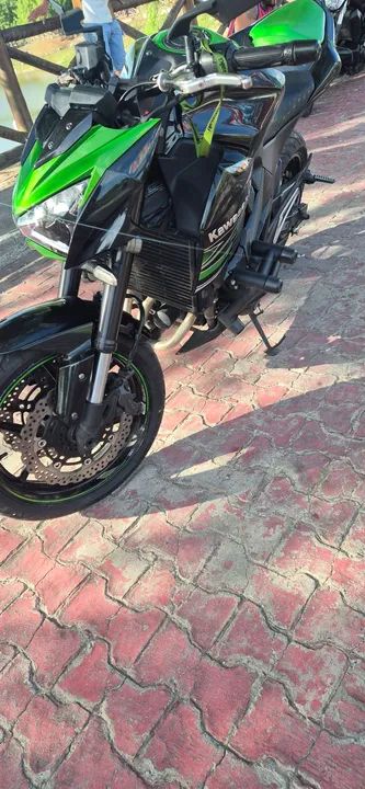 kawasaki Z800 2013 Raridade Verde Z800 moto emplacada Revisada - Foto 3