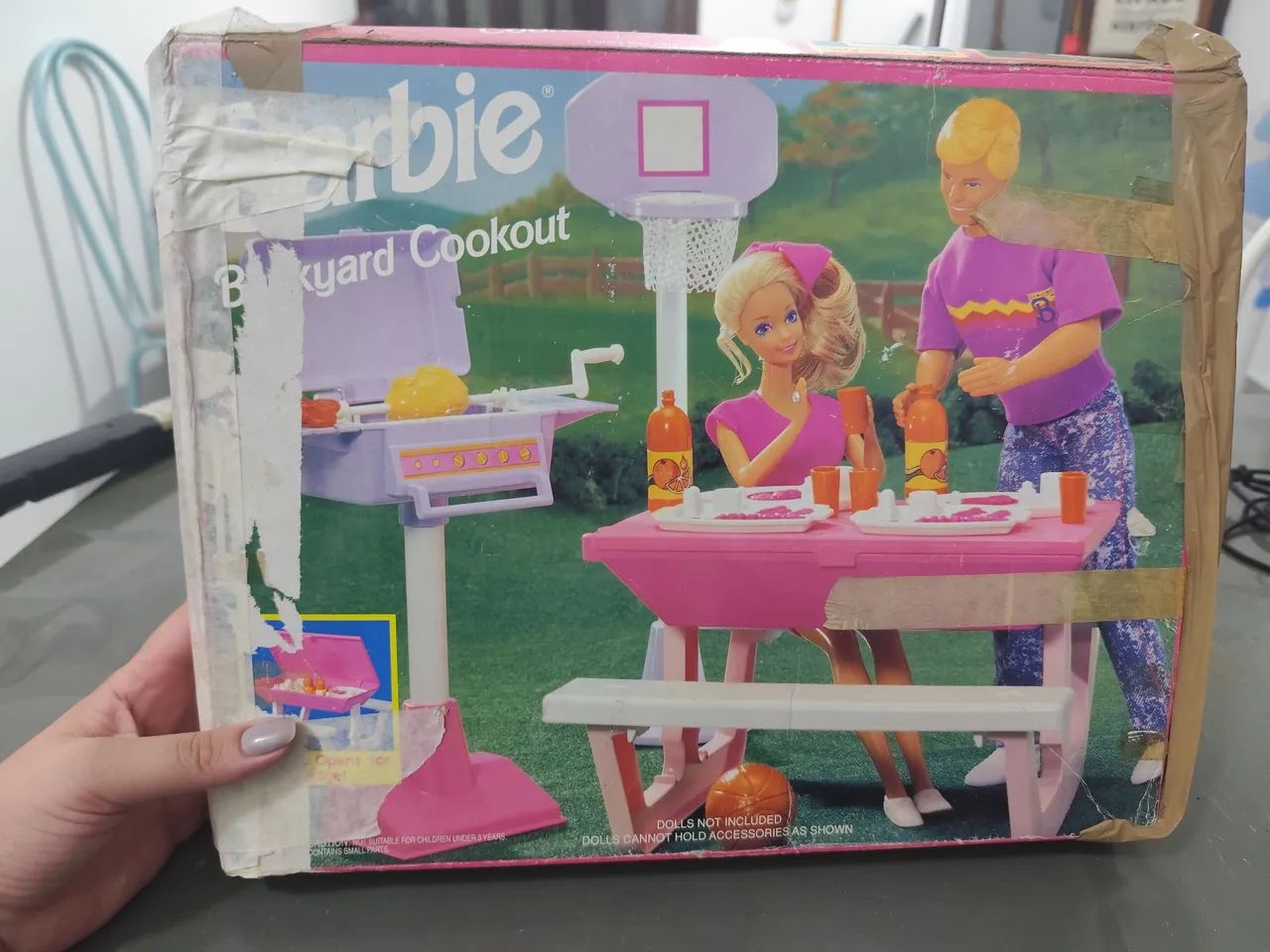 Barbie Backyard Cookout - Brinquedo Completo anos 90! 