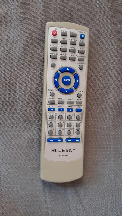 Controle Remoto dvd Bluesky