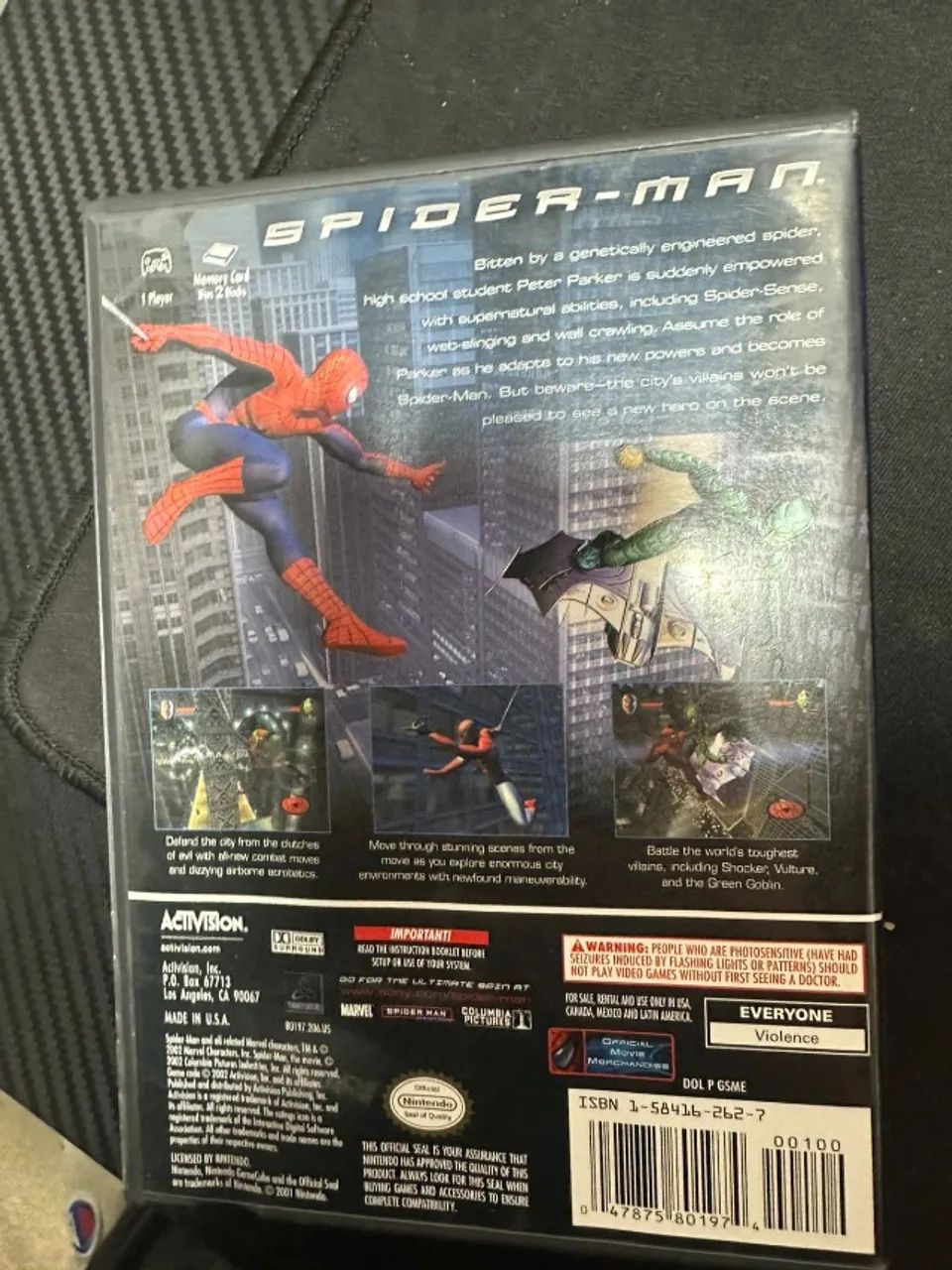 Spider Man Nintendo Gamecube Americano (USA) - Foto 2