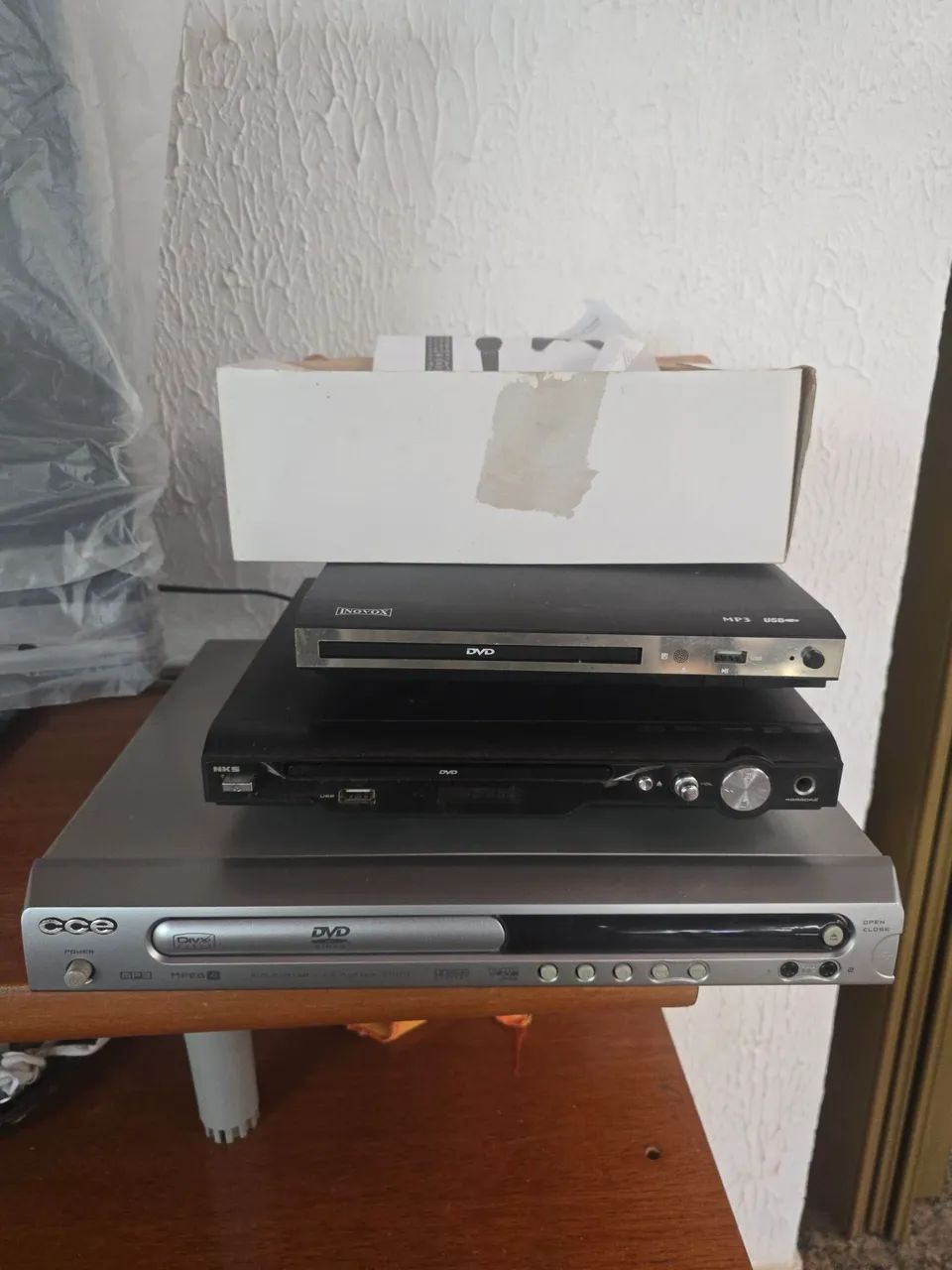 DvVD player com karaoke e controle 