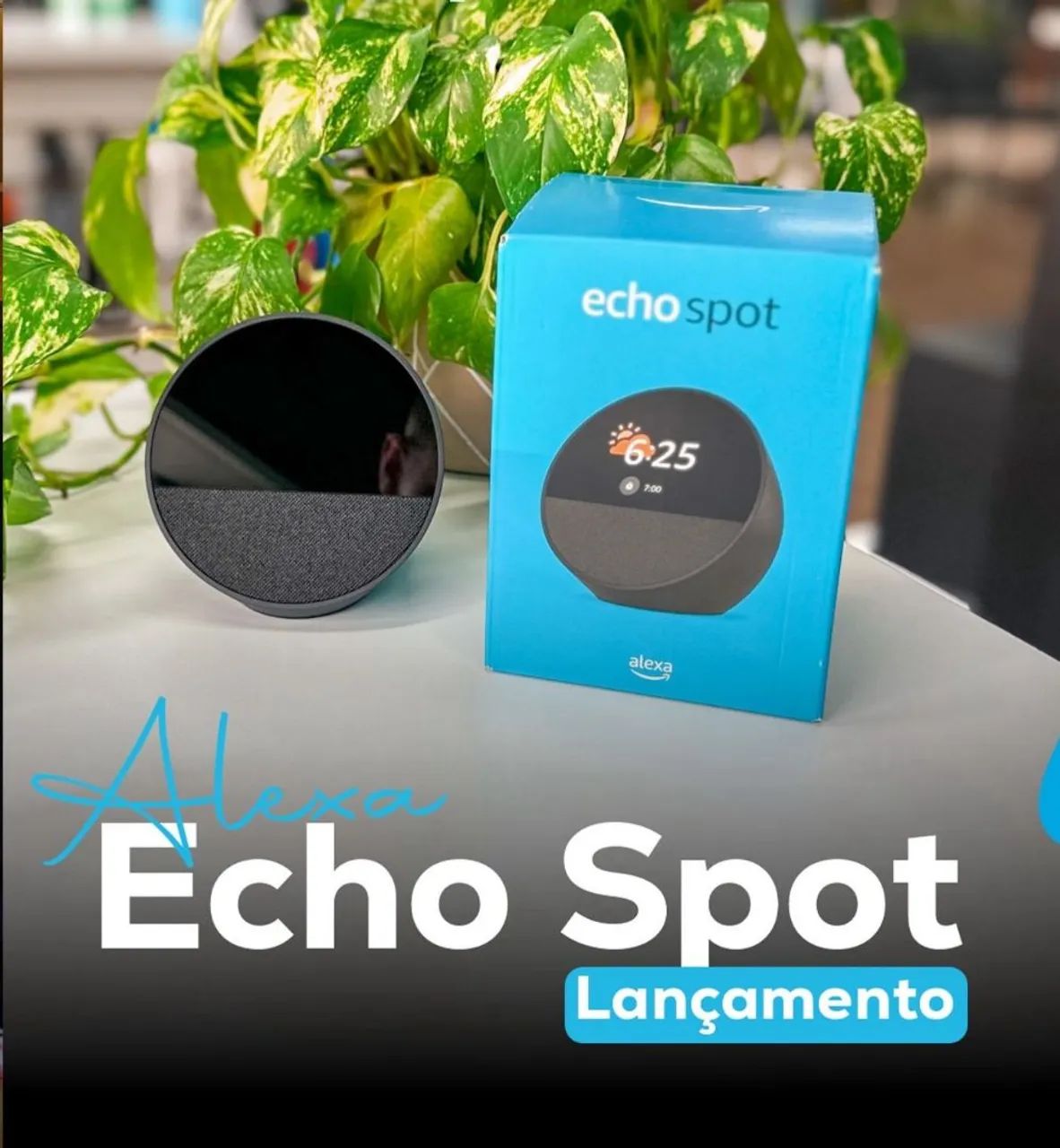 Amazon Echo Spot - Lançamento Original Pronta Entrega 