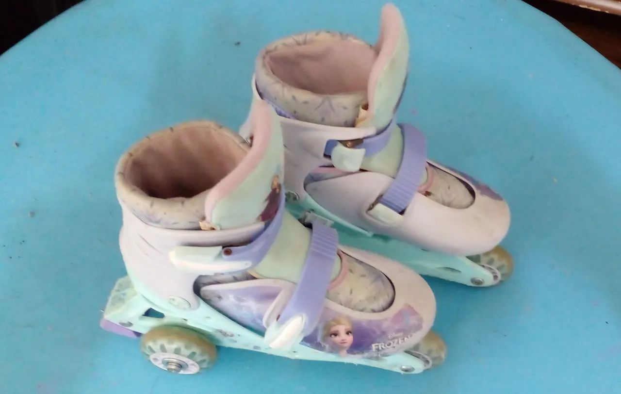 Patins Frozen Infantil - Foto 4