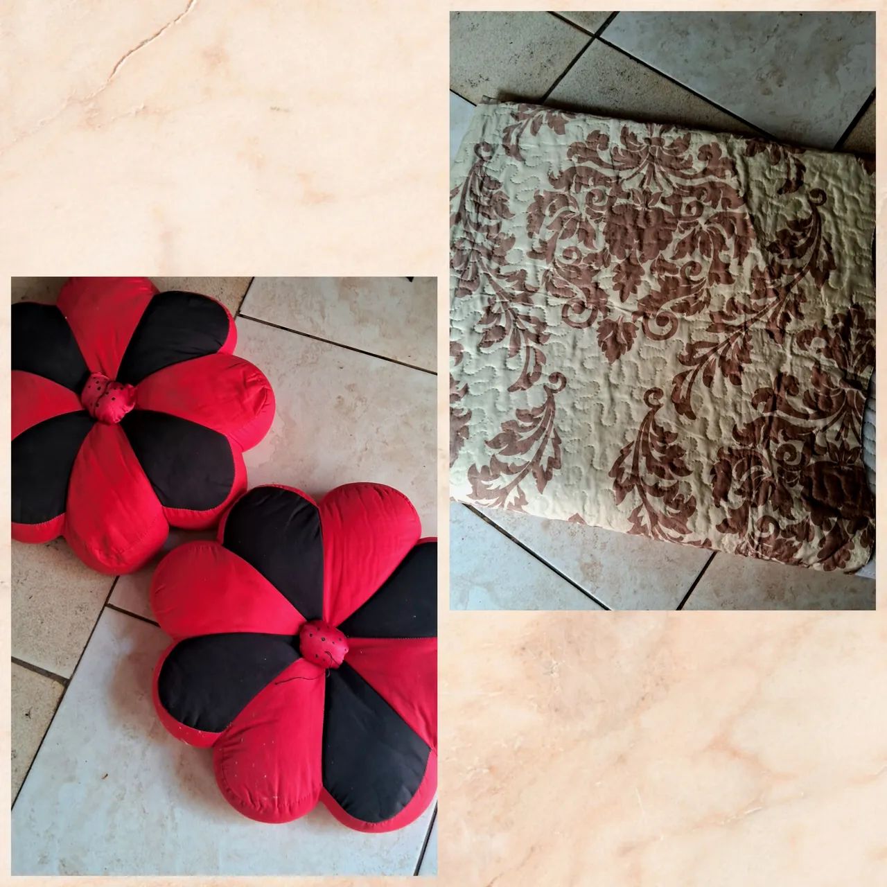 Tudo por 100. -  Cobre leito  e almofada  -  cama  casal