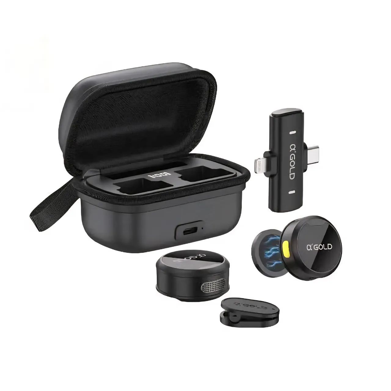 Microfone de Lapela Sem Fio