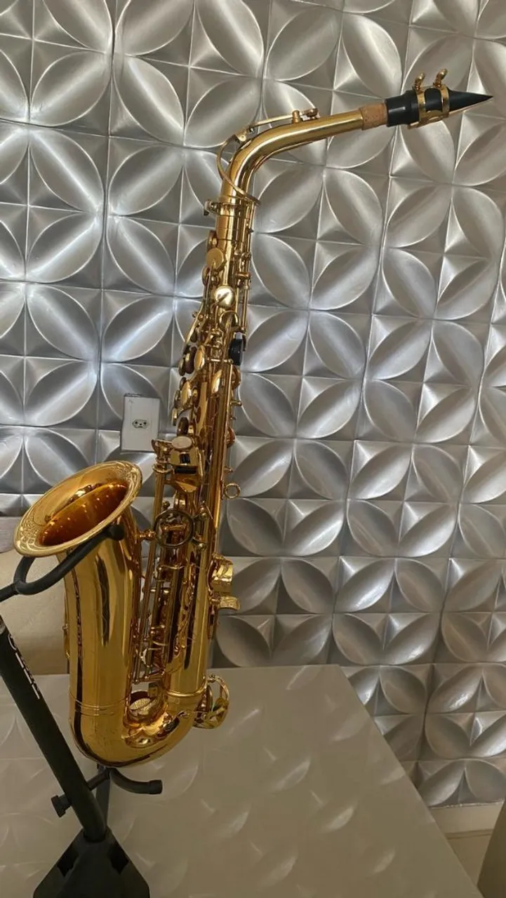 Sax Alto Vogga VSAS701N Mib Laqueado com Estojo Luxo