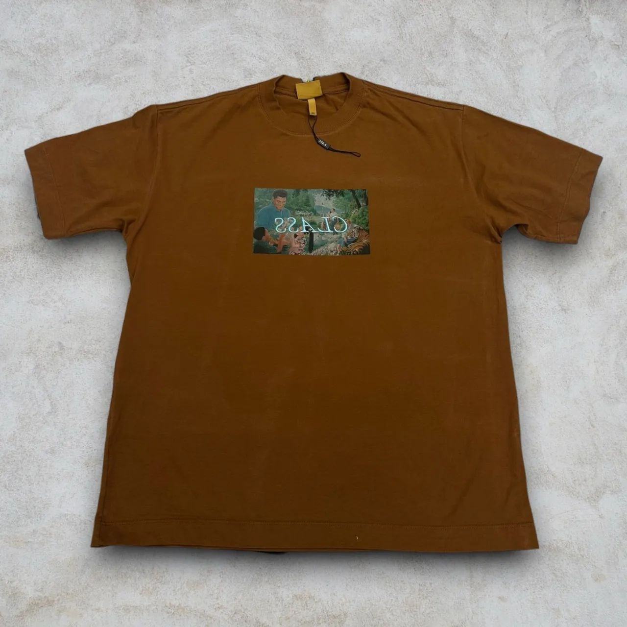 camiseta class paradise marrom p