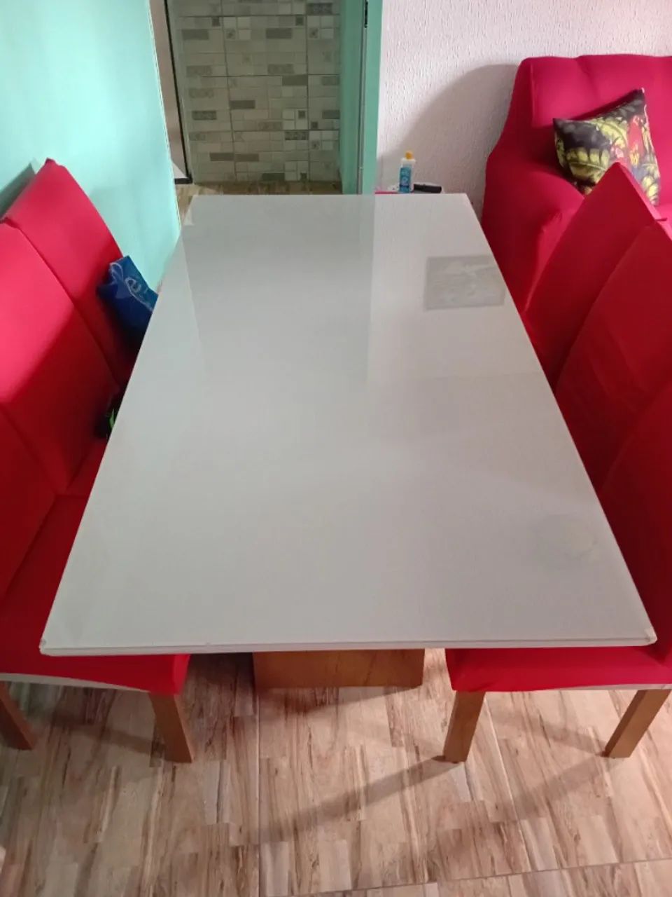Venda de mesa com 6 cadeiras, r$1.200 - Foto 5