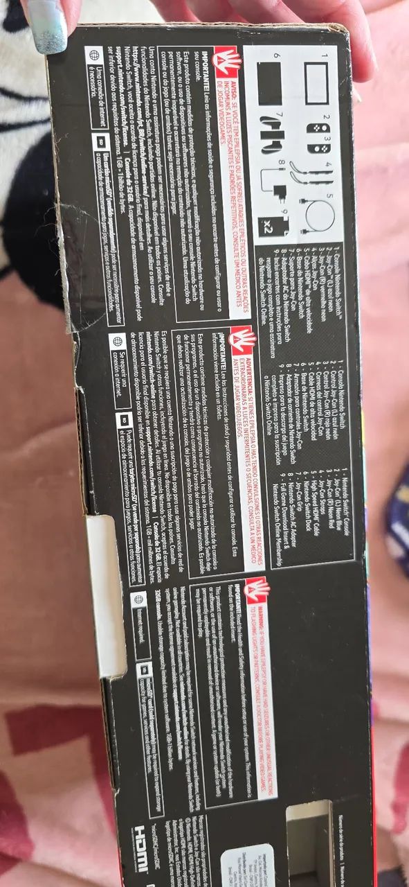 Nintendo Switch v2 com Cartao  - Foto 5