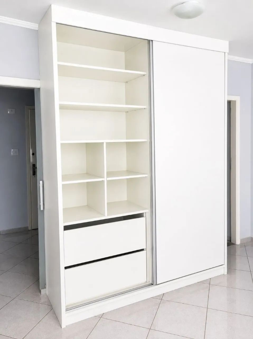 Guarda Roupas Embutido Planejado MDF 2mx2,50m - Foto 3