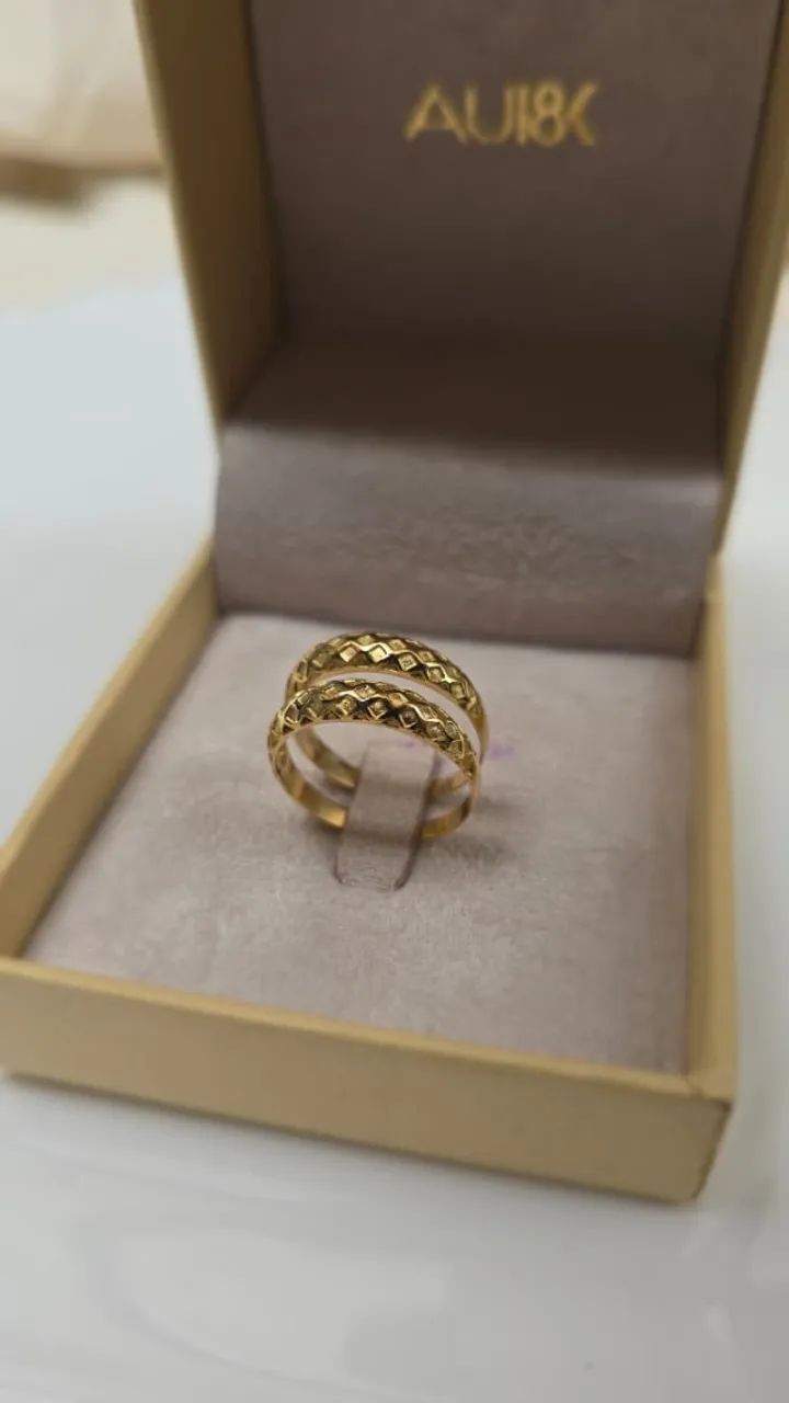 Aparadores Pineapple em Ouro 18k - Foto 5