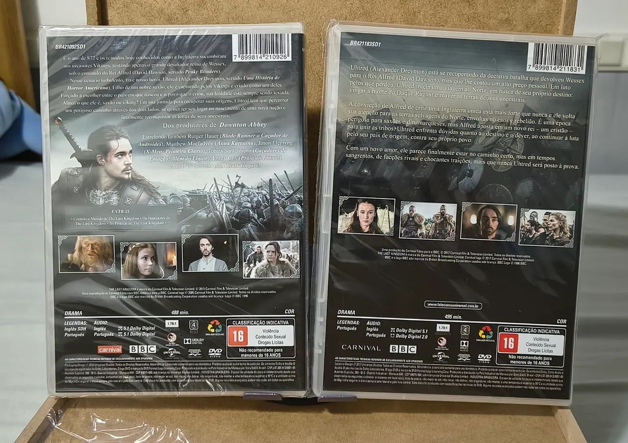DVD The Last kingdom 1° e 2° Temporada  - Foto 2