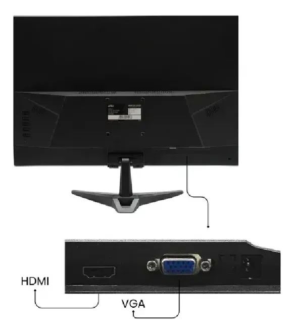 Monitor 22 Pol Led  Pc Gaming Hdmi Vga - Foto 3