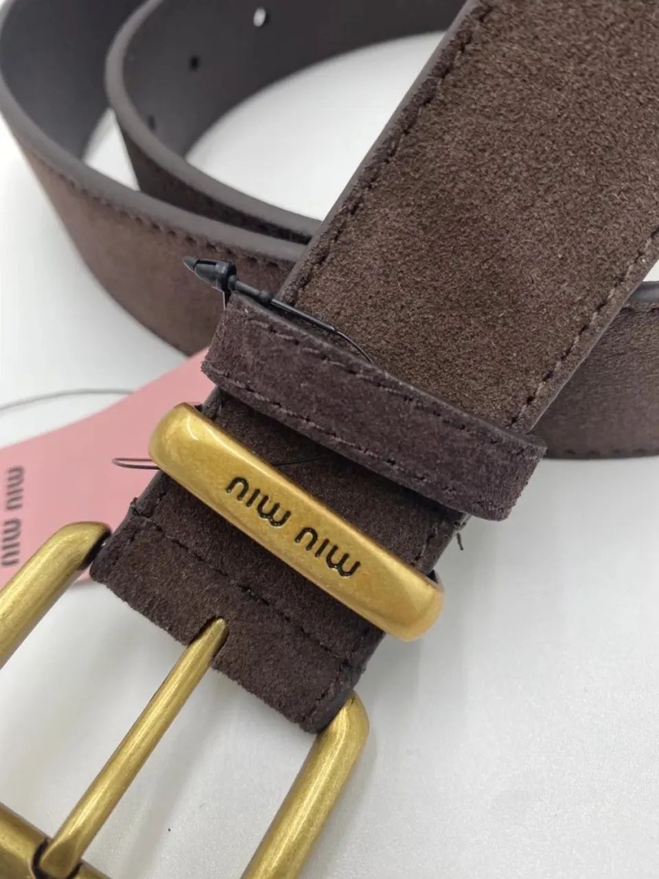 Cinto marrom Miu Miu  - Foto 2