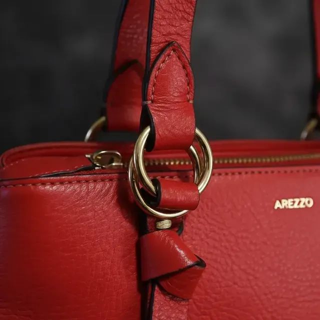 Bolsa AREZZO original em couro legítimo - Foto 4