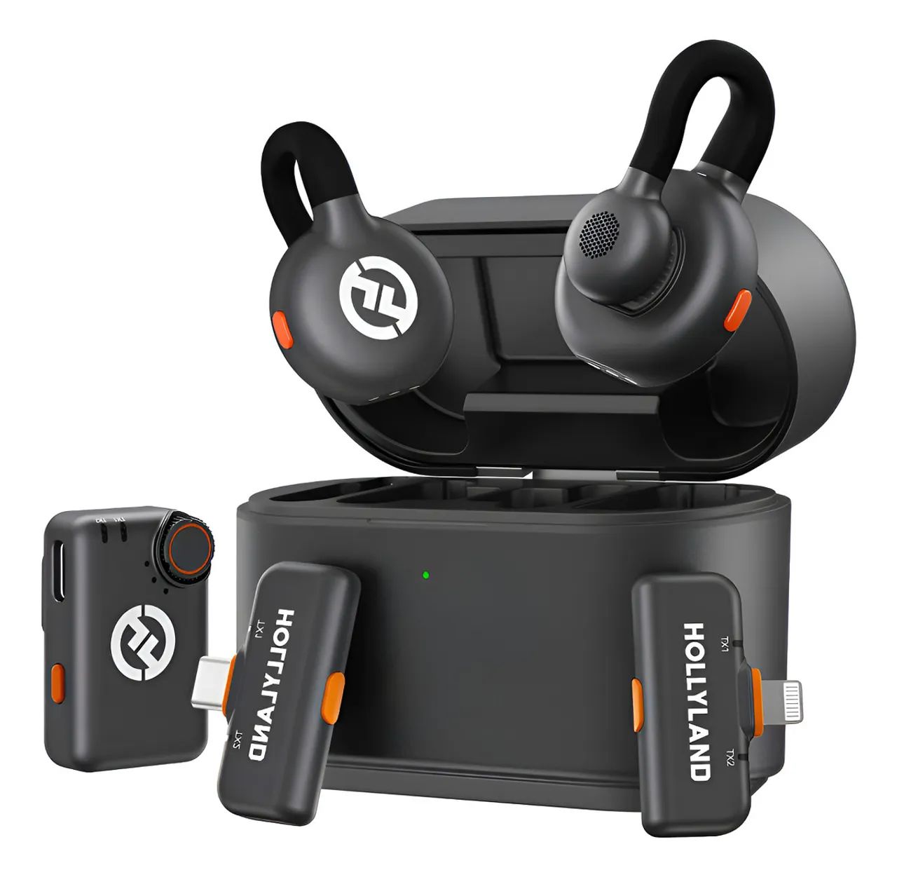 Microfone Hollyland Lark M2s Duo Ultimate Combo