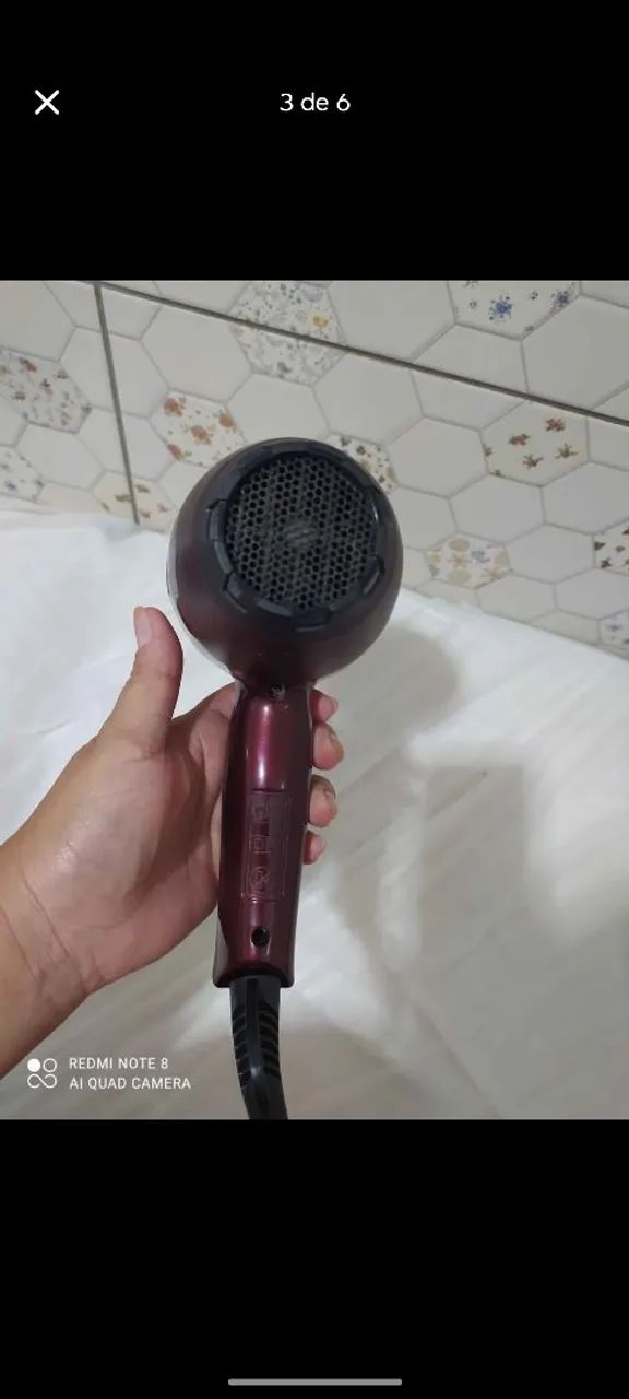 Secador de cabelo MQ 2100w 127v - Foto 3