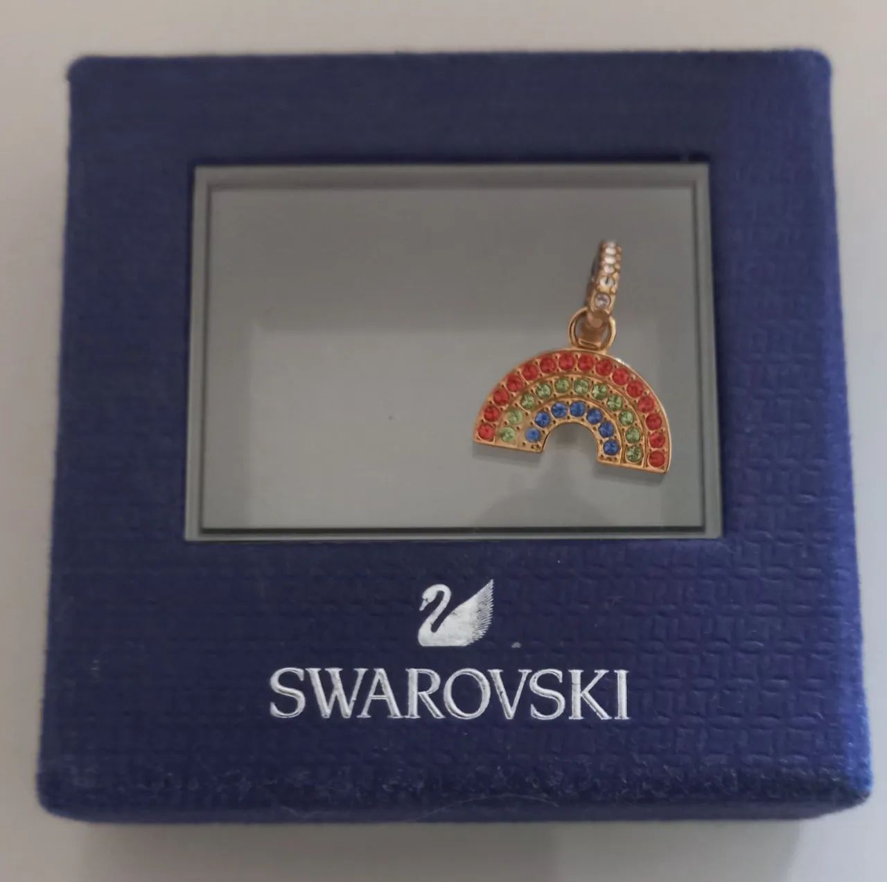 Pingente Arco íris Swarovski original 