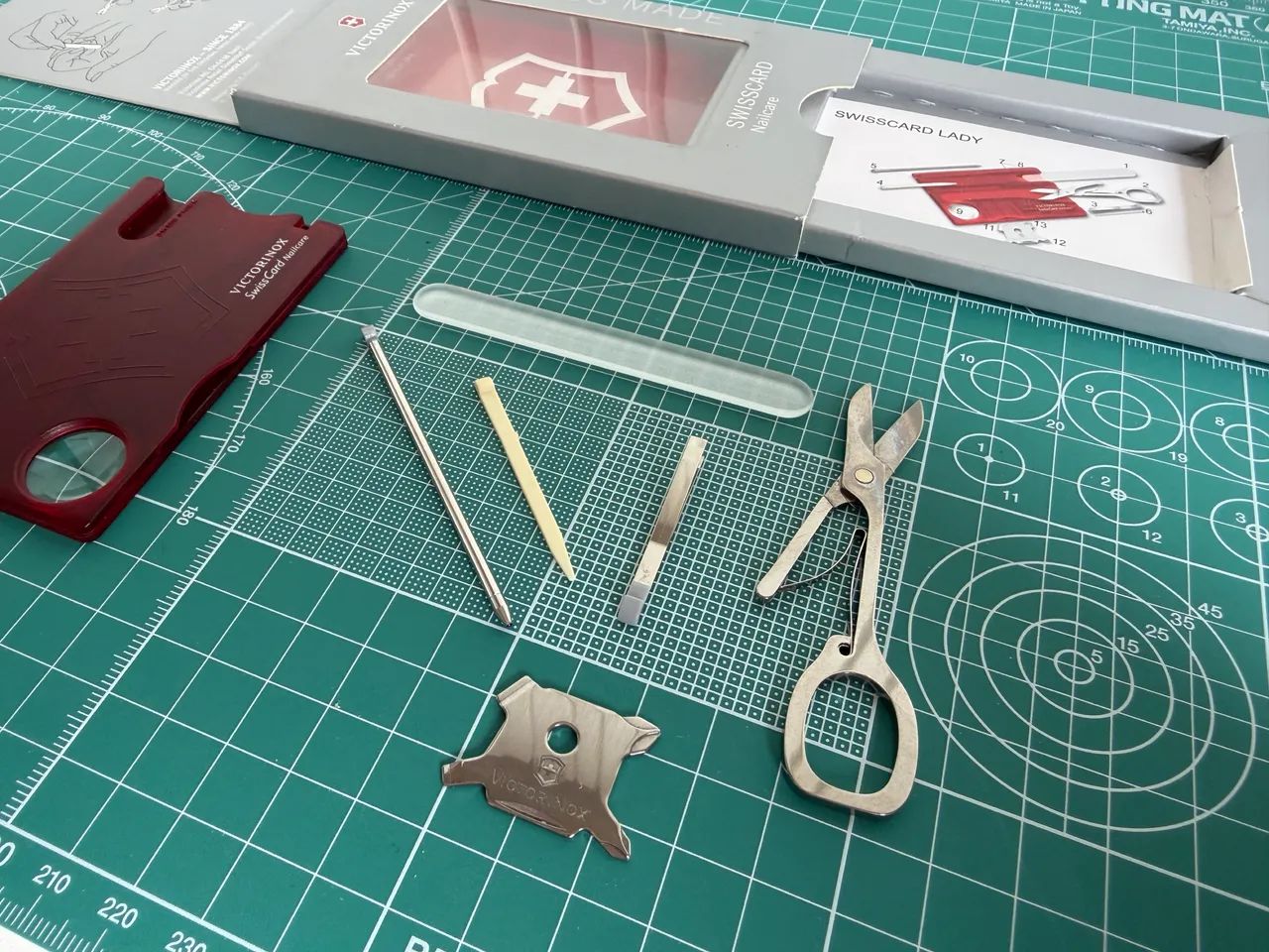 Victorinox Swiss Card Nailcare Vermelho - Usado apenas 1 vez, excelente estado - Foto 4