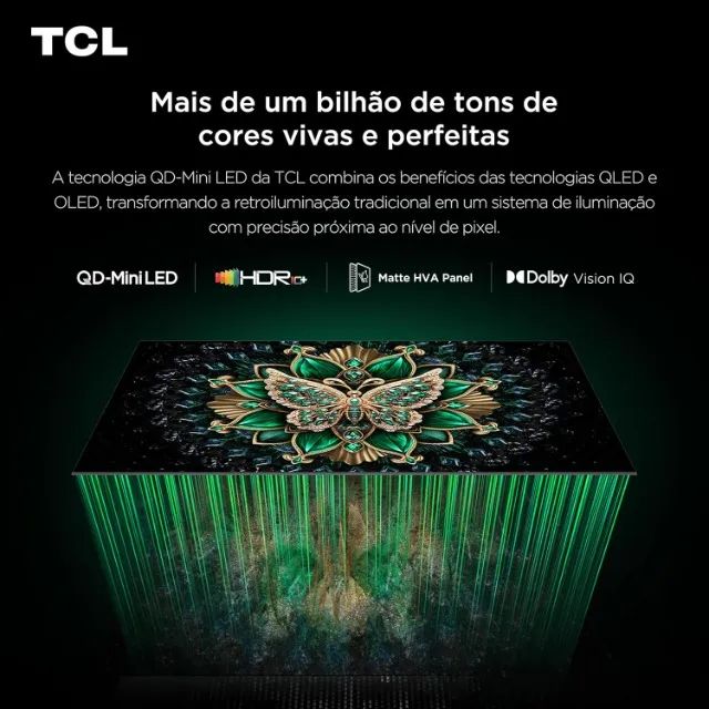 (LACRADA) SMART TV TCL 65 C6K MINI LED - Foto 3
