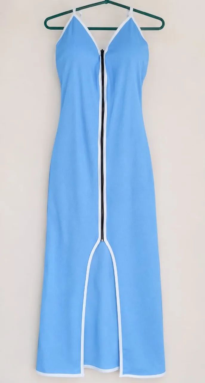 Vestido MIDI canelado 