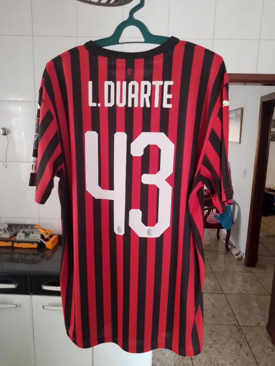 Camisa Milan Usada no Derby de Milão  - Foto 3