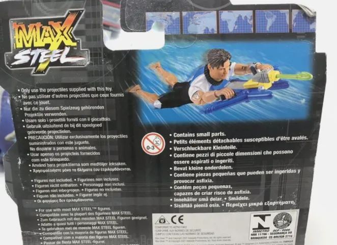 Acessórios Boneco Max Steel Antigo - Pack Missão Body Board (Anos 2000) Com Mísseis - Foto 5