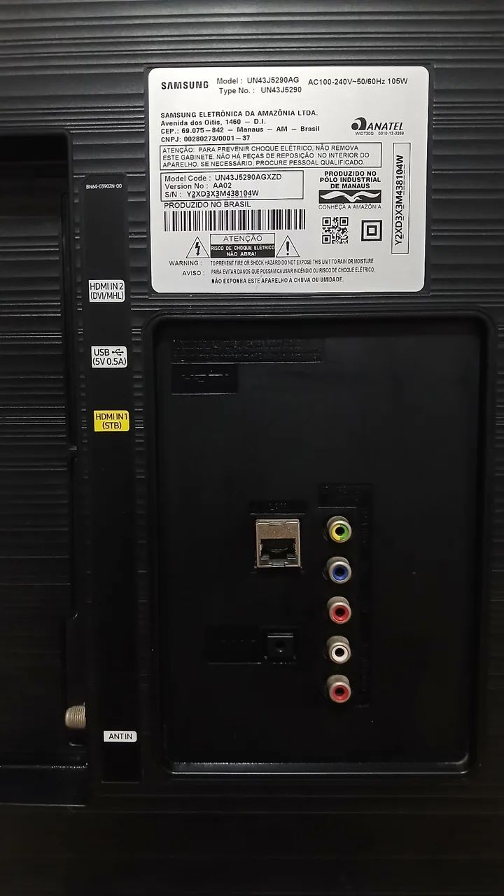 Smart TV Samsung 43" com defeito - Foto 3