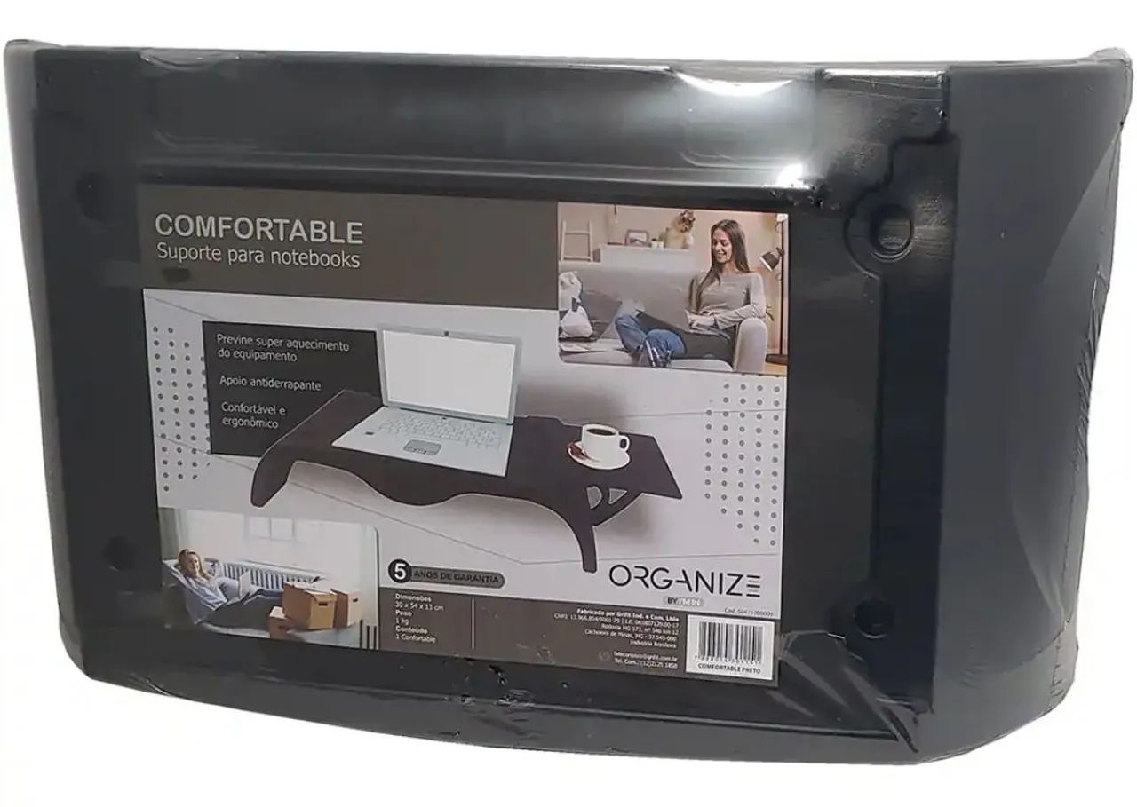 Suporte p/notebook Mobile Comfortable preto Grifit - Foto 2