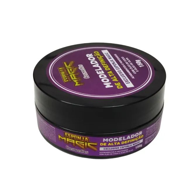 Pomada Modeladora Para Tranças e Penteados Esponja Magic 150g - Foto 4