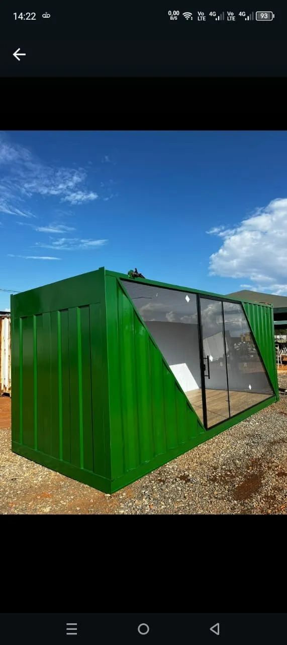 Container   stand de Vendas 
