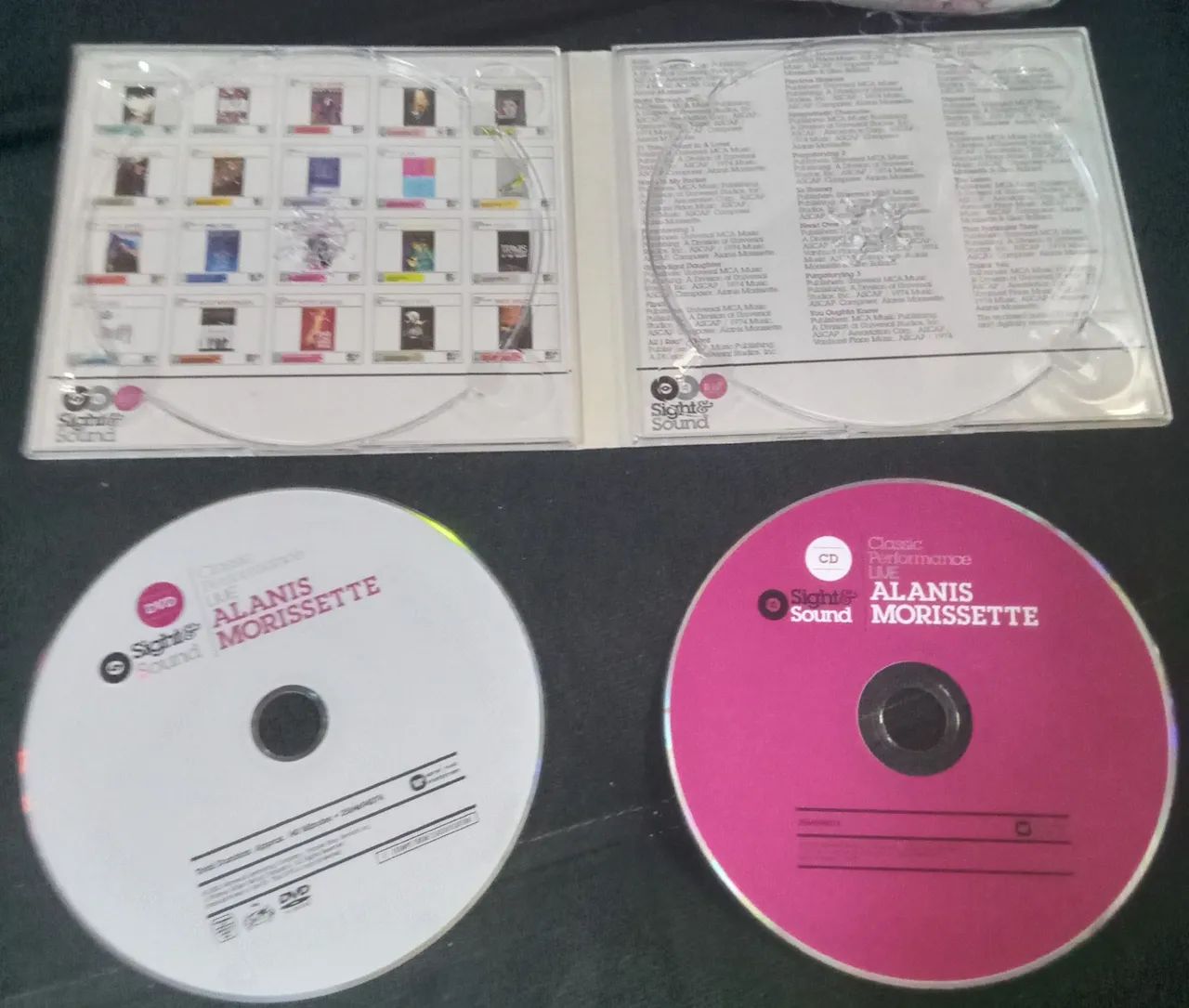 Box CD duplo importado raro Alanis Morissette Classic Performance