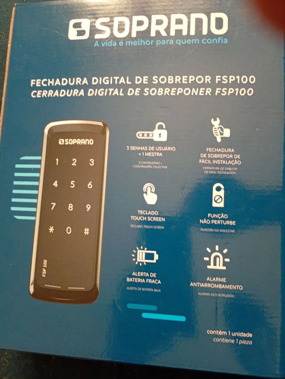 Fechadura digital soprano