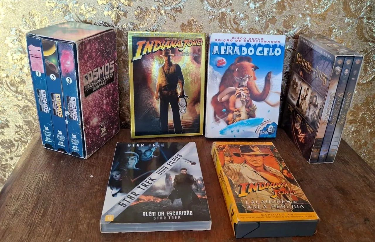 Boxes, Dvds e fitas VHS