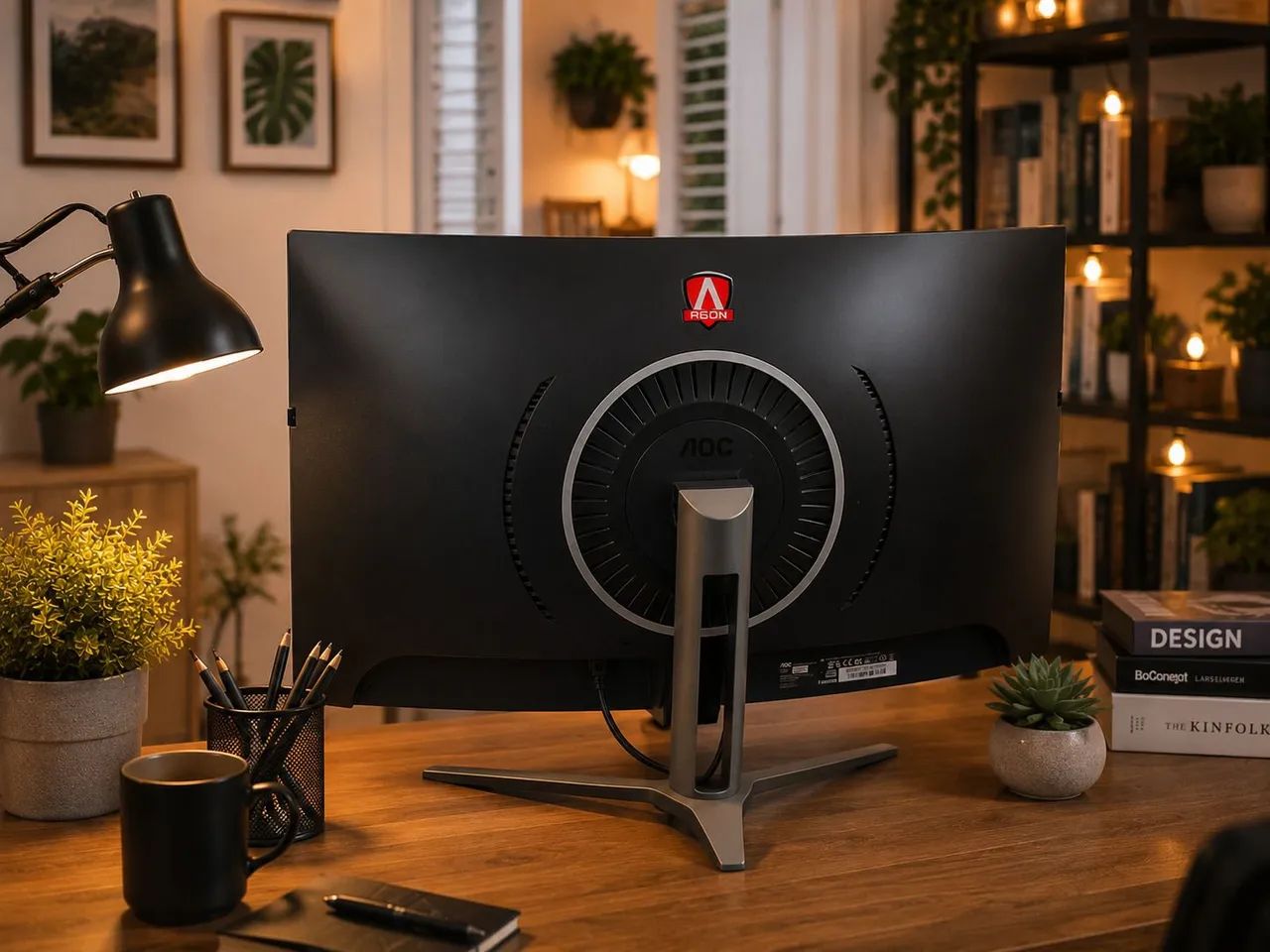 Monitor Gamer AOC Agon Curvo 165hz e 32 polegadas  - Foto 3