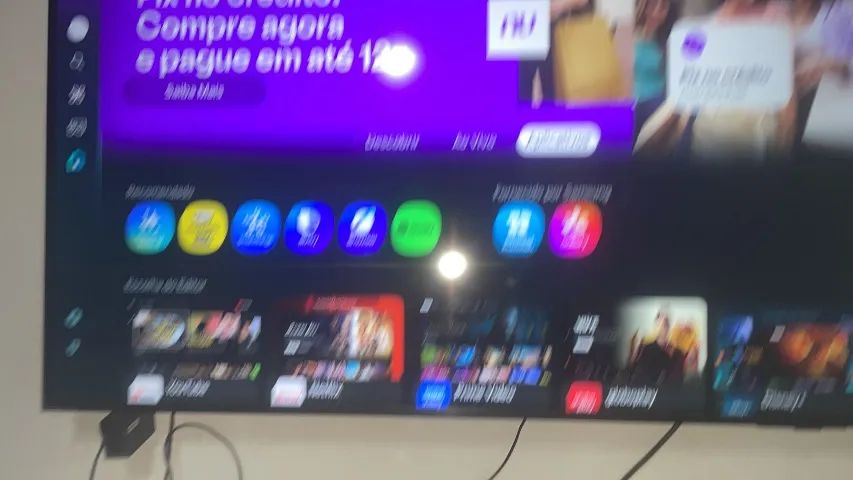 Tv Samsung 43 polegadas fullhd com jogos internos com exbox interno , Wi-Fi 