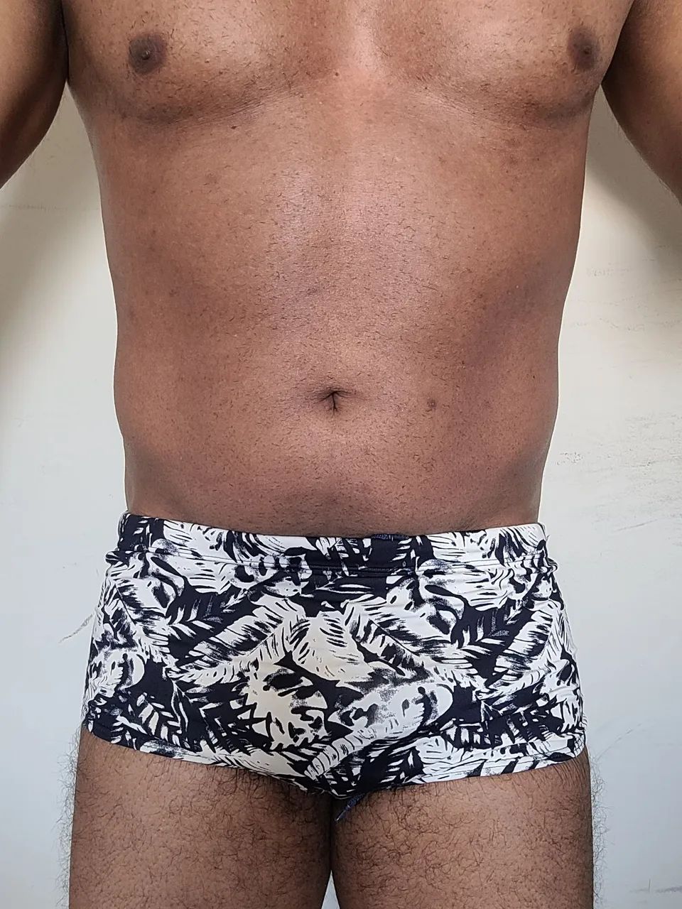 Sunga azul e branco tamanho M - Foto 2
