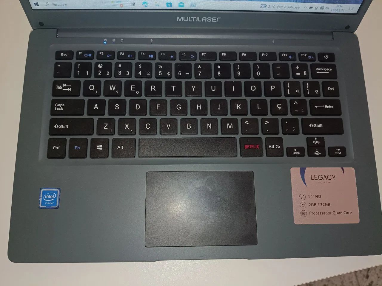 Vendo  notebook Multleiser tela 14 HD - Foto 2