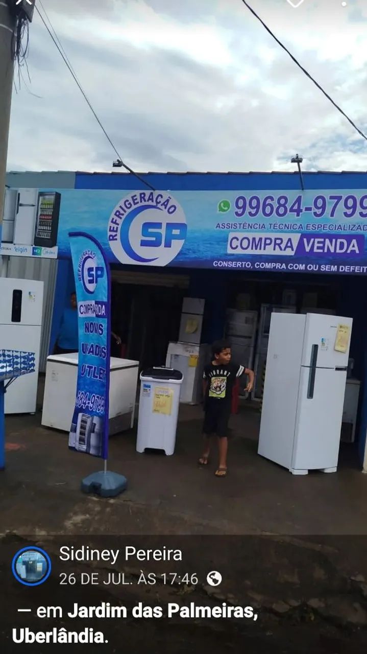 Geladeira e tanquinho 