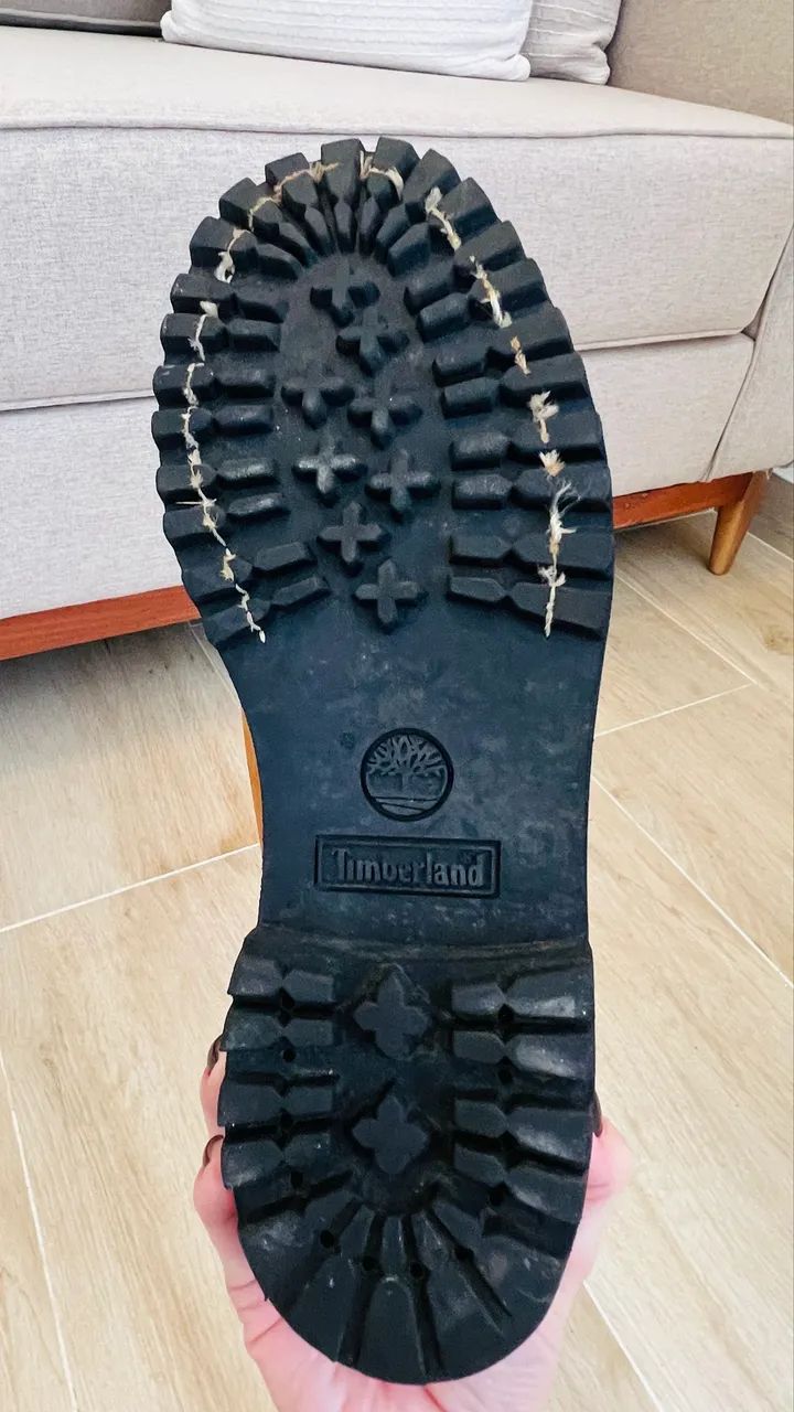 Coturno couro Timberland. (ORIGINAL) - Foto 4