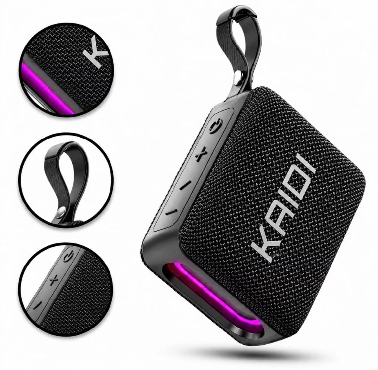 Caixa de Som Bluetooth KAIDI Portátil  - Foto 3