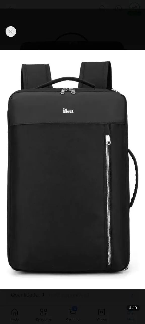 Mochila Bolsa Pasta Notebook  - Foto 4