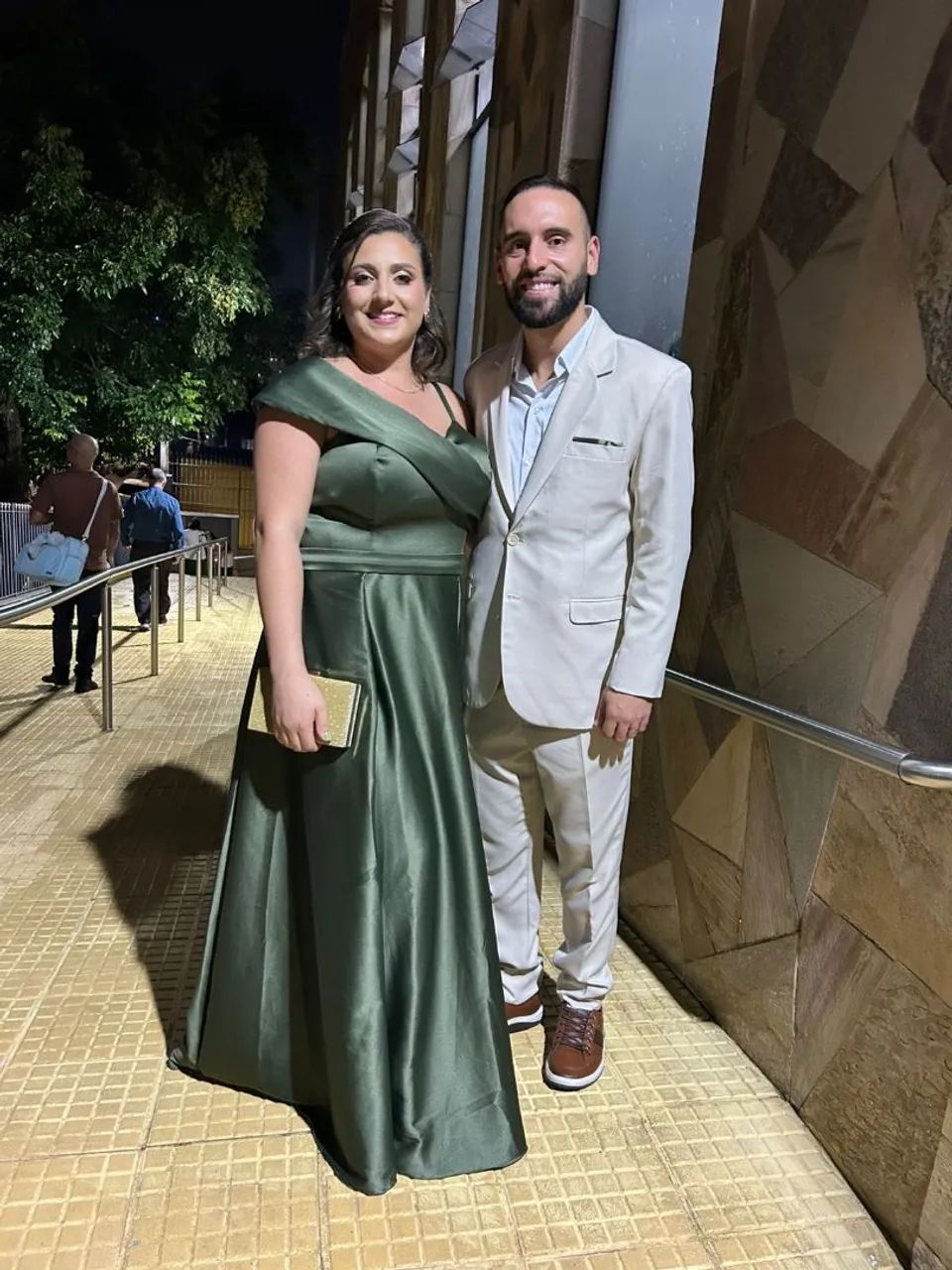 Vestido de festa Verde oliva - Foto 3