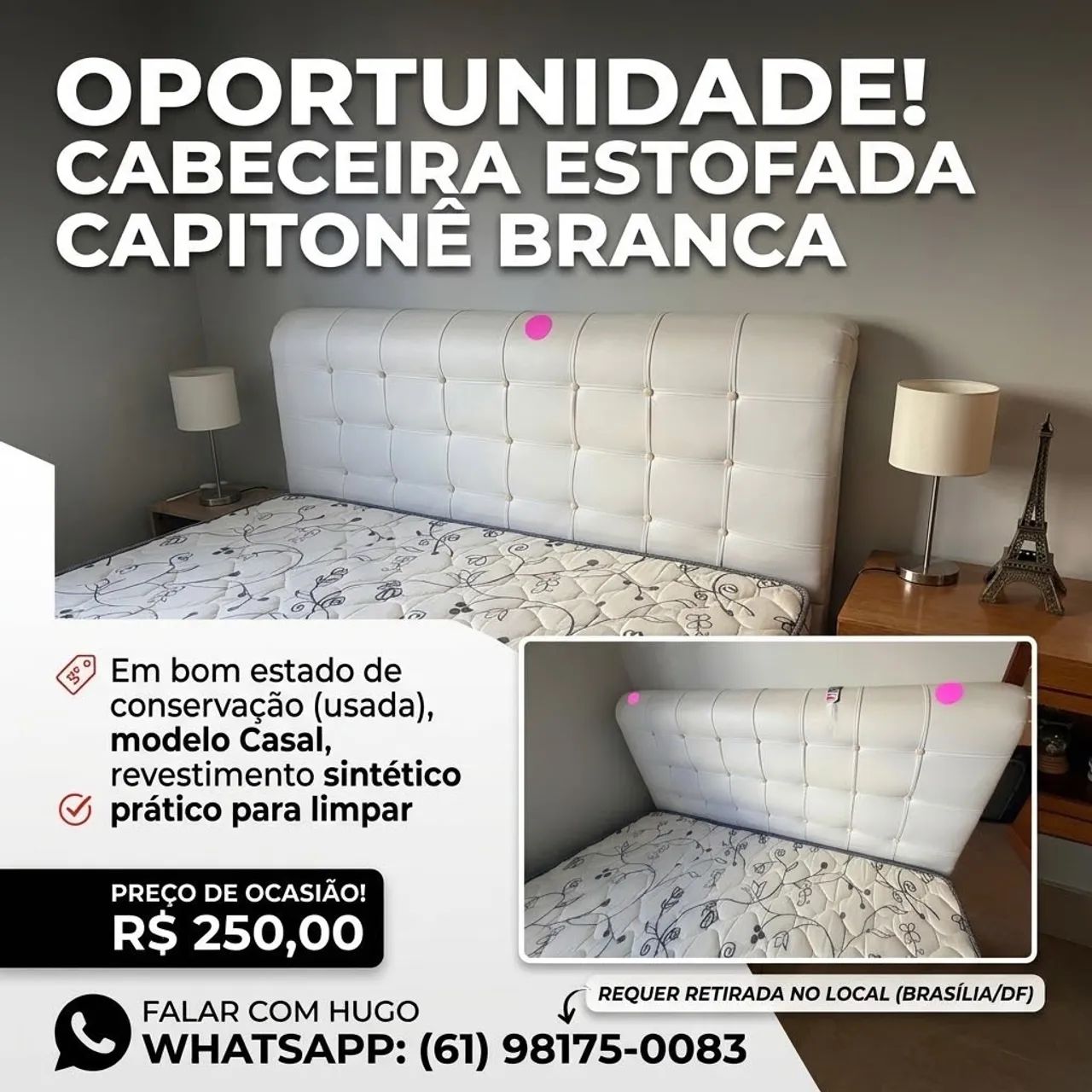Cabeceira casal padrão 