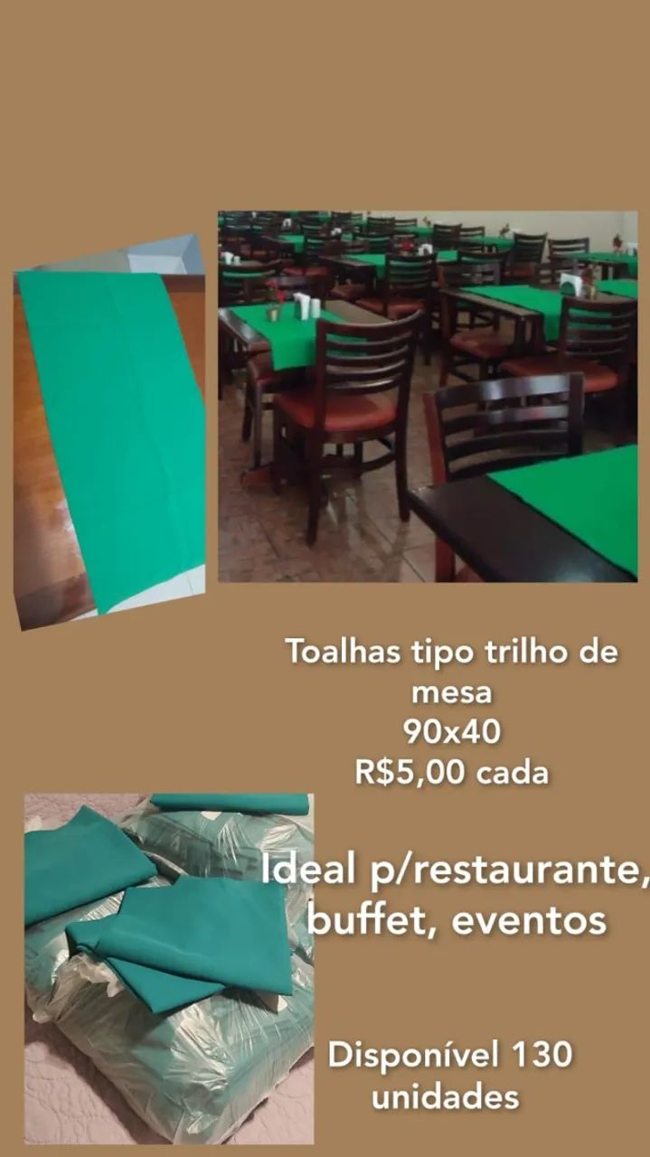 toalha tipo caminho  de mesa - Foto 3