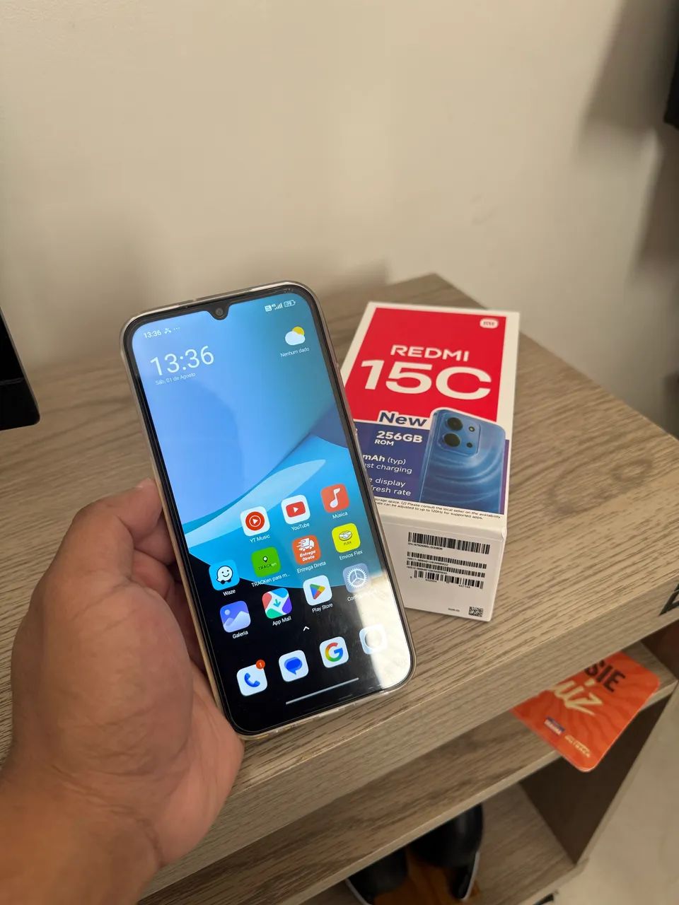 REDMI 15C (Novo, sem uso)